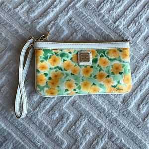 Dooney & Bourke floral wristlet